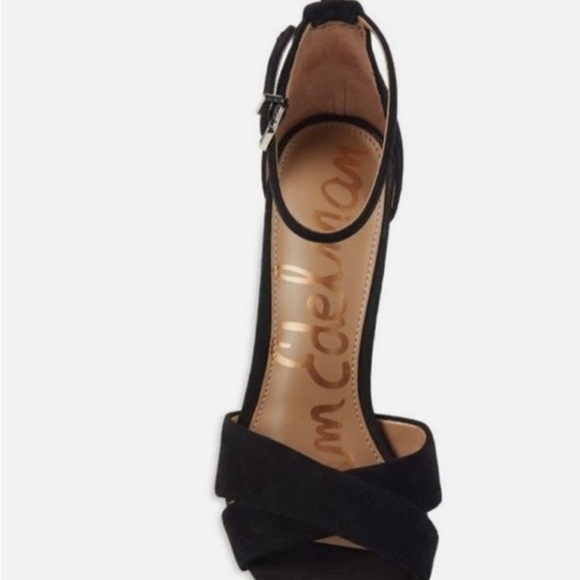 Sam Edelman Yancy - Black Suede Block Heel - Multiple Sizes - Picture 3 of 14